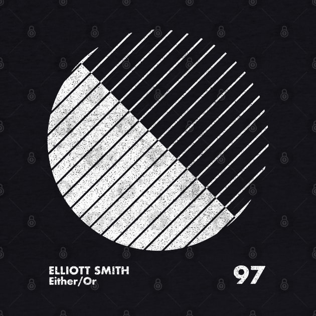 Elliott Smith / Either Or / Minimalist Design Artwork by saudade